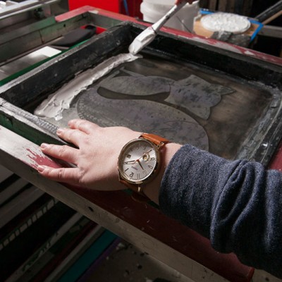 Fossil Group Designer | Pam Dowdy | Screen Printer