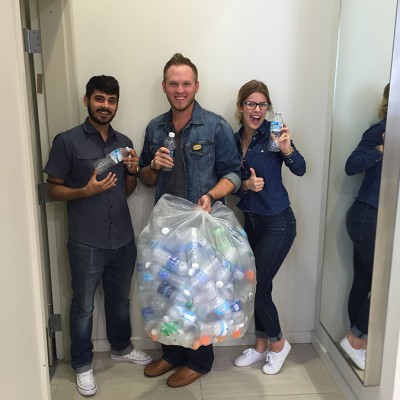 Fossil Group Employee Engagement Sustainability | Plastic Bottle Collection
