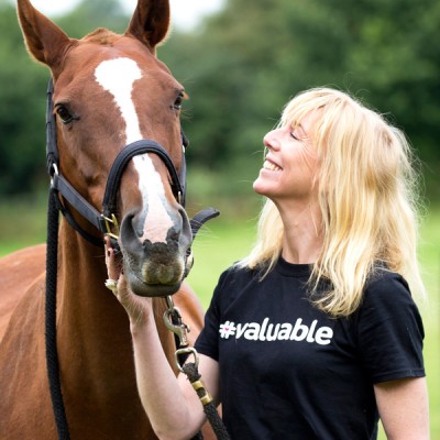 Caroline Casey of BINC partnership with Fossil Group to travel on horseback for #valuable cause