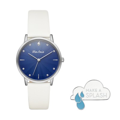 Purchase of this Mon Amie watch set supports the global water crises in partnership with WE Charity