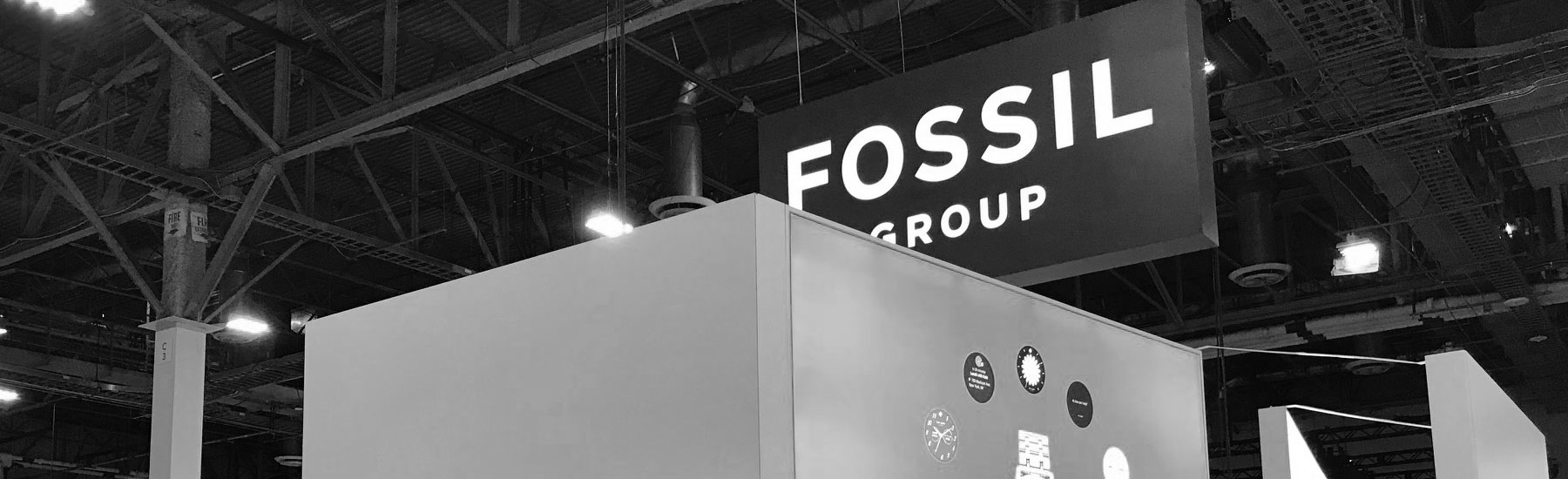 Fossil Group showcase in Health and Wellness wing at CES 2018