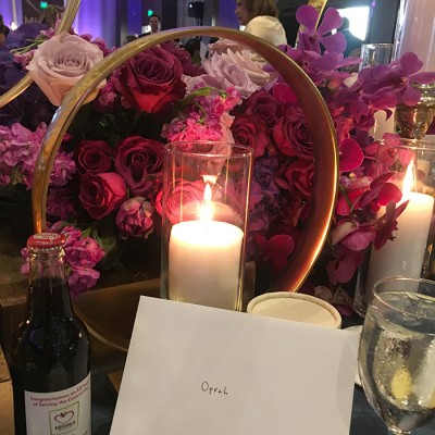 LiraDesign Studios in Plano Texas handwritten notes for all guests at Minnie's Food Pantry Gala 2018