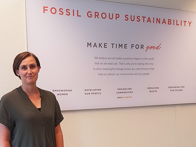 Alice Nap supports Fossil Group's Make Time For Good commitments