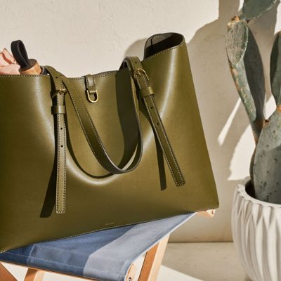 Kier Cactus Leather Tote