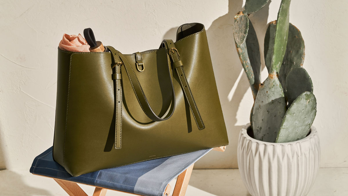 In the News: Kier Cactus Leather Tote | Fossil Group