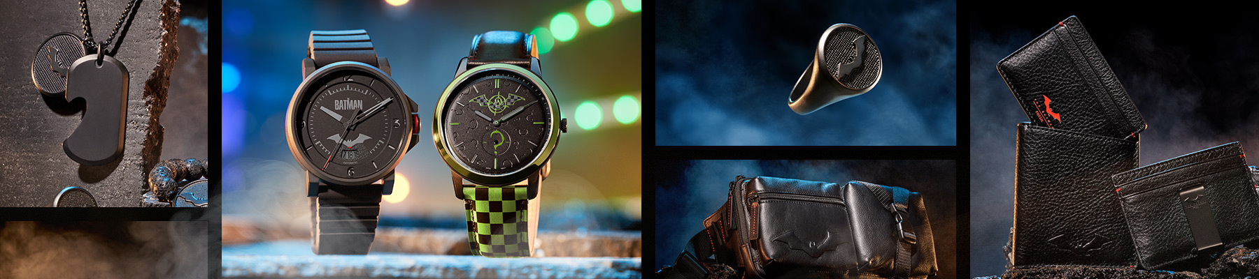 Fossil x DC x Warner Bros The Batman capsule collection